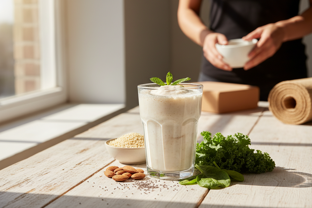 Vegane Mehrkomponenten-Proteine