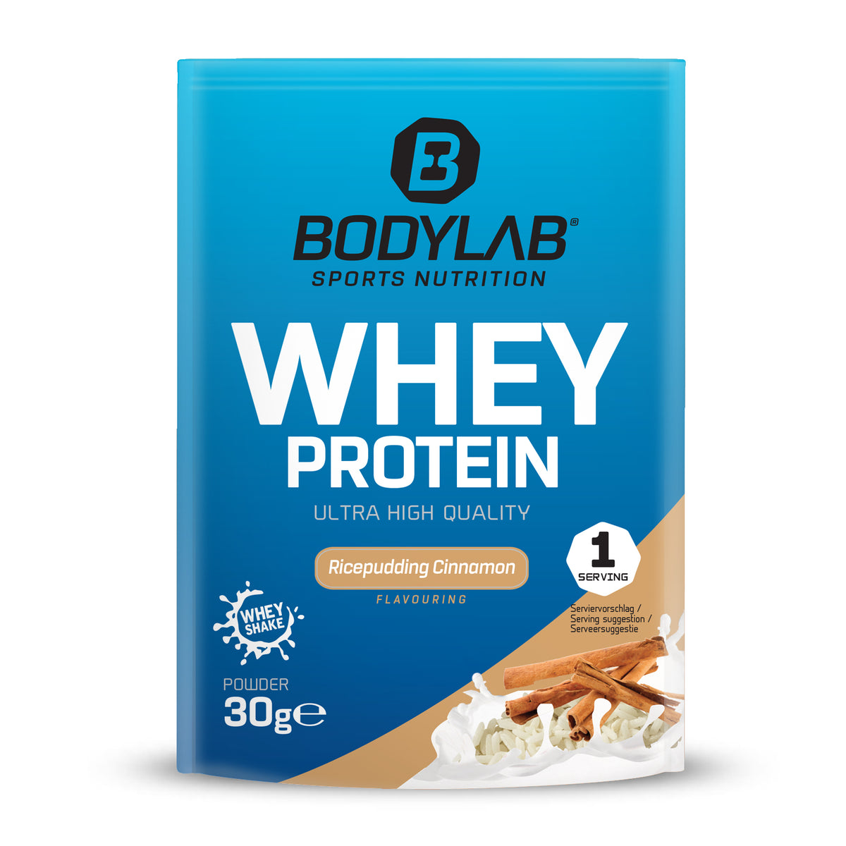 Whey Protein Probierboxen (8 Proben je 30g) Box 3: Vanilla – Banana – Raspberry Yogurt – Pistachio – Butter Biscuit – Cinnamon Rice Pudding – Hazelnut Cocoa and Strawberry White Chocolate.