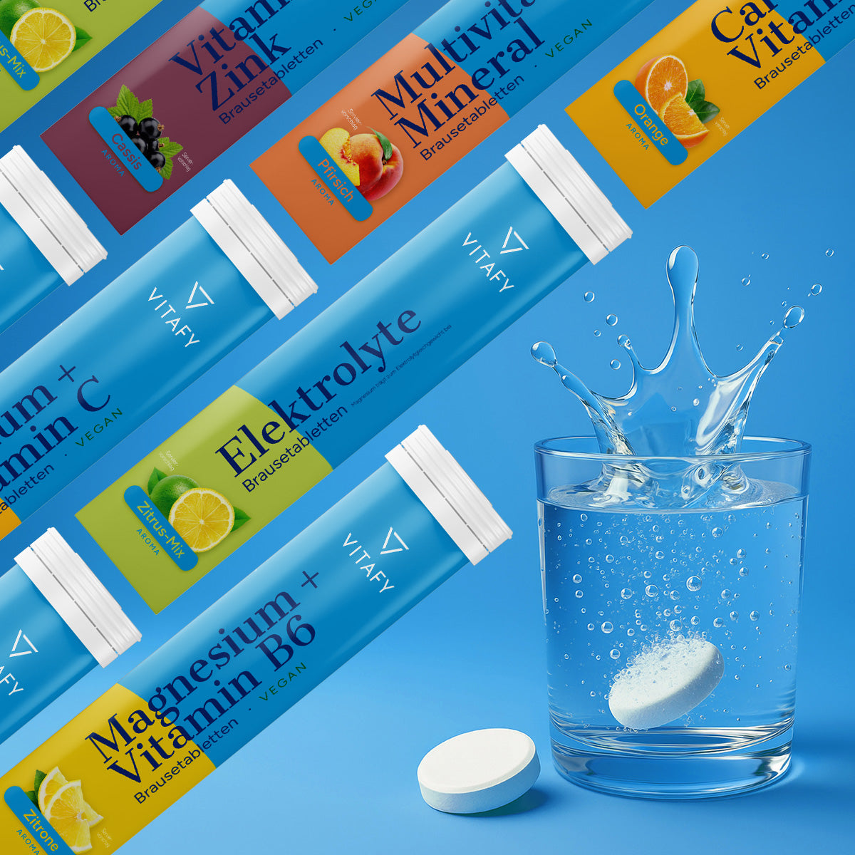 Vitamin C - Zitrone (20 Brausetabletten) - 6er Pack