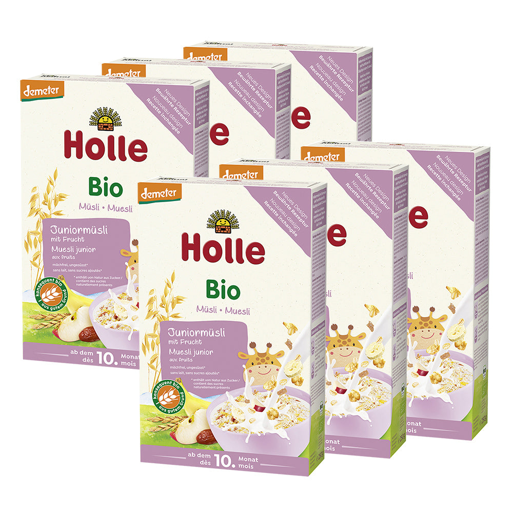 6 x Bio-Juniormüsli Mehrkorn Frucht ab dem 10. Monat (6x250g)