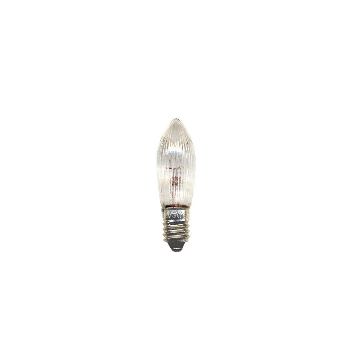 Reservlampa 23V klar 3-p