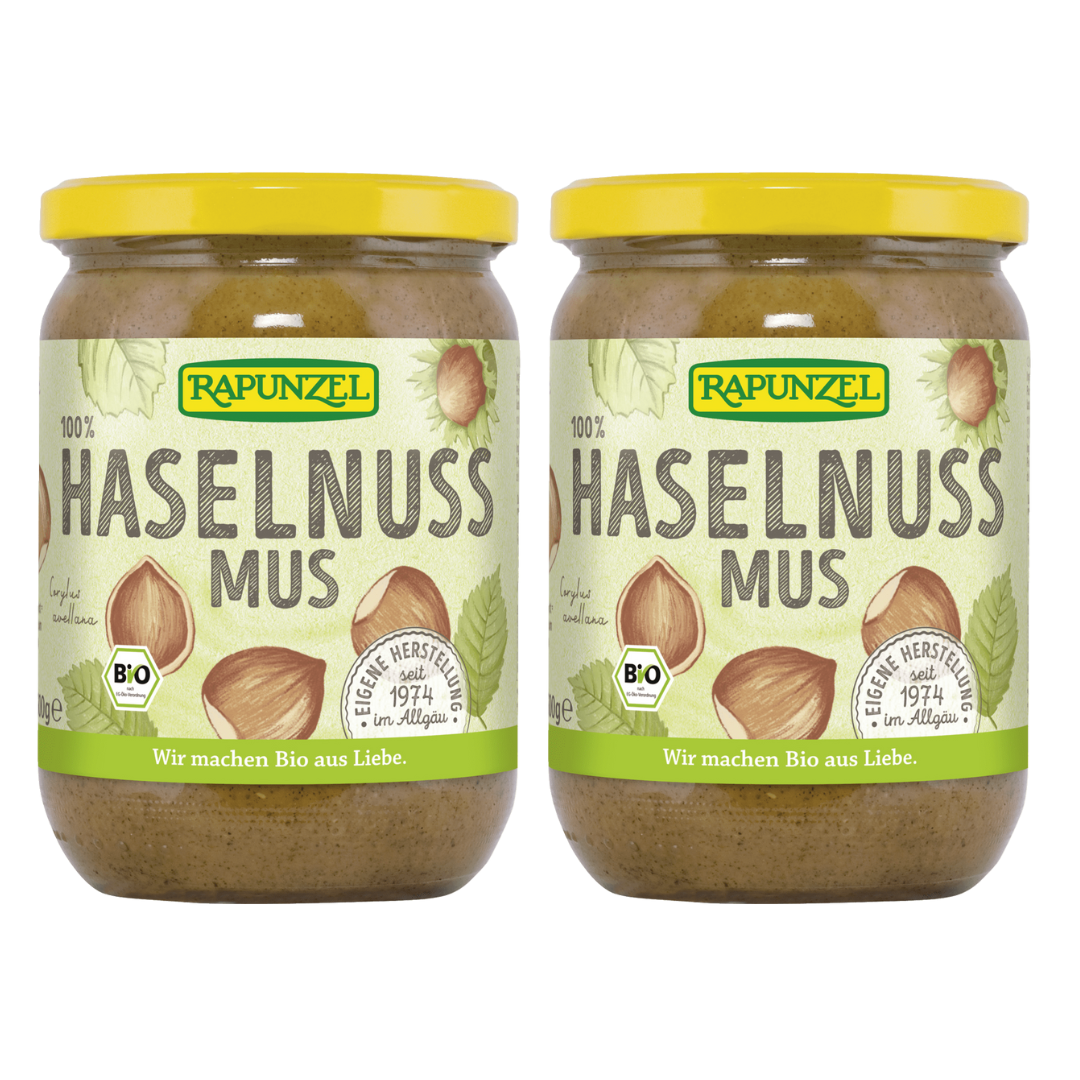 2 x Haselnussmus (2x500g)