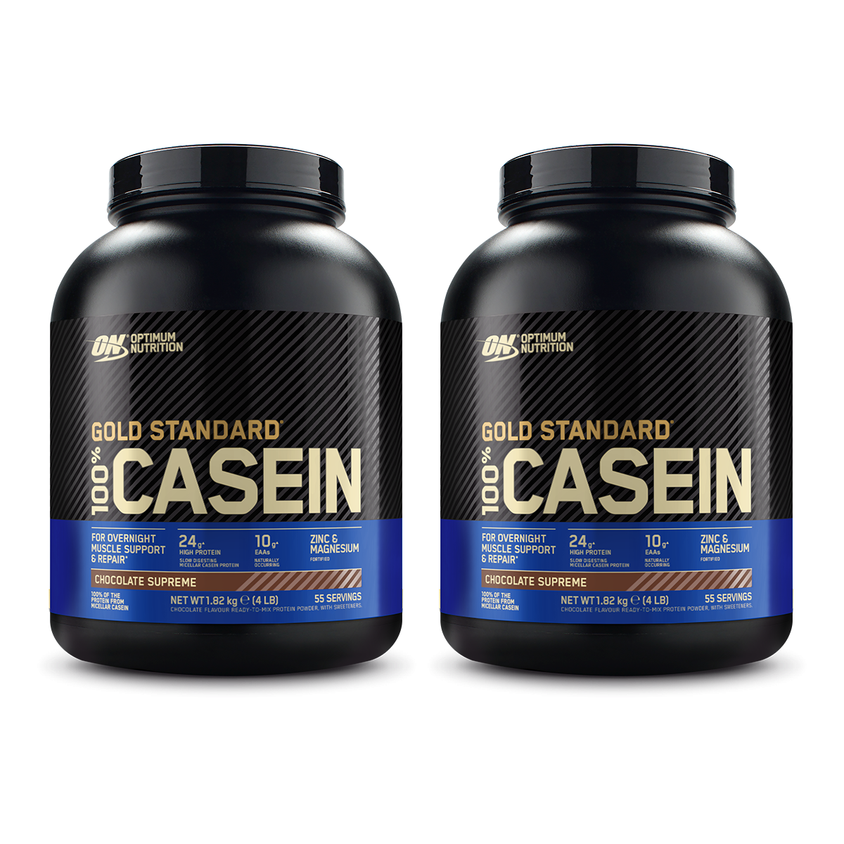 2x 100% Casein Gold Standard (1820g)