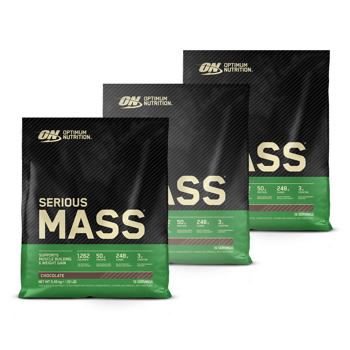 3x Serious Mass (5450g)