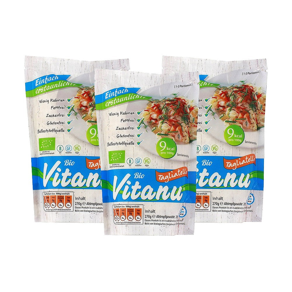 3 x Bio Tagliatelle Konjak Nudeln (3x270g)