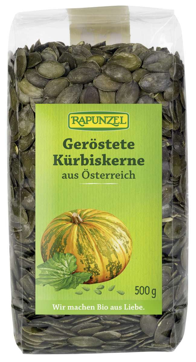 Kürbiskerne geröstet bio (500g)