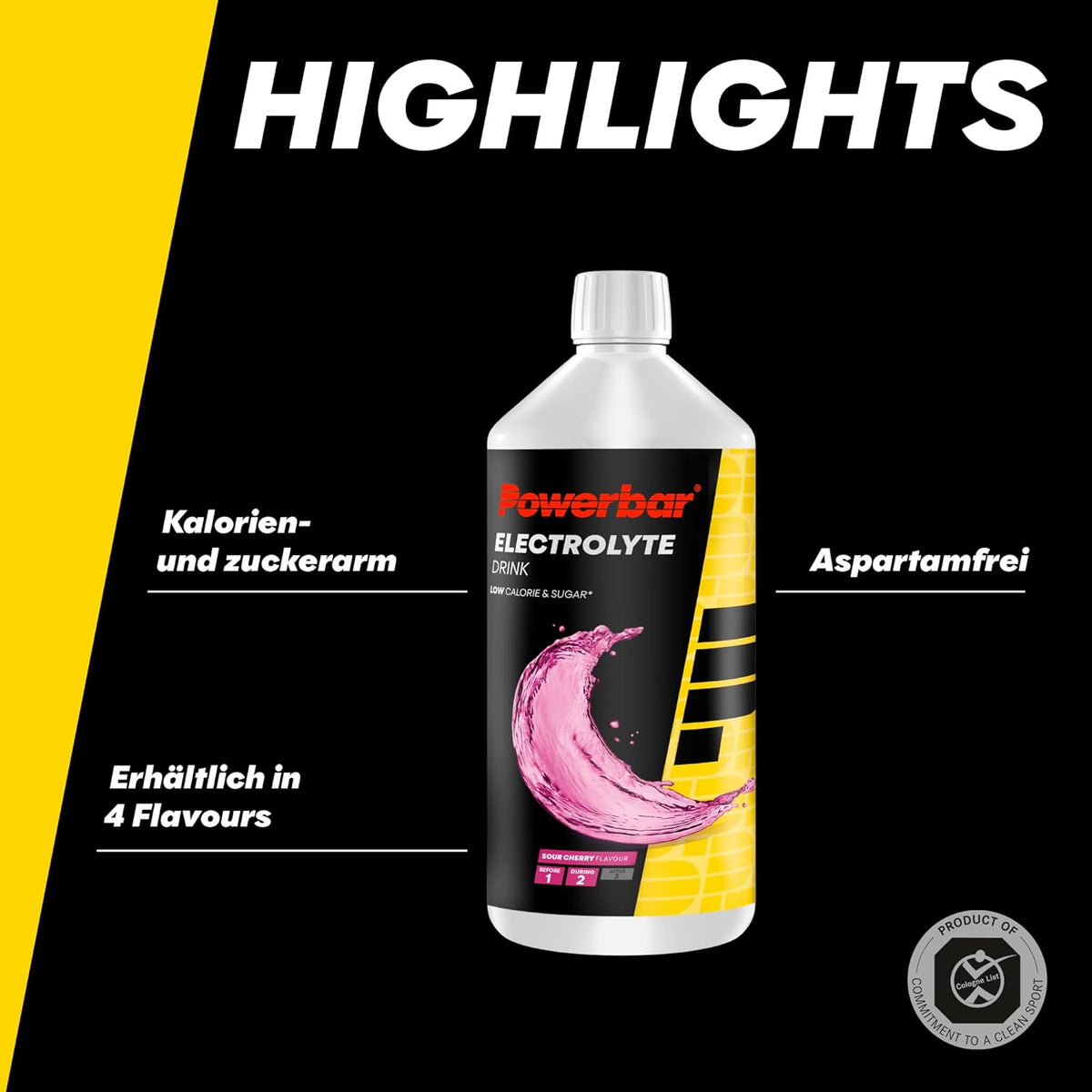 Electrolyte Drink Sirup (1000ml) Sauerkirsch