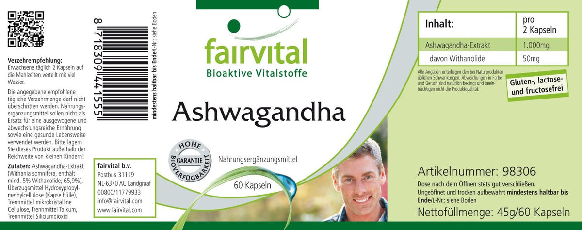 Ashwagandha (60 Kapseln)