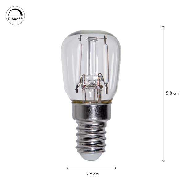 LED päronlampa E14