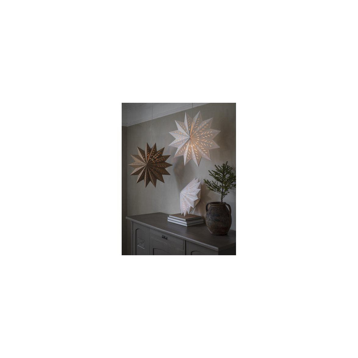 Alfa Julstjärna Brun 60 cm