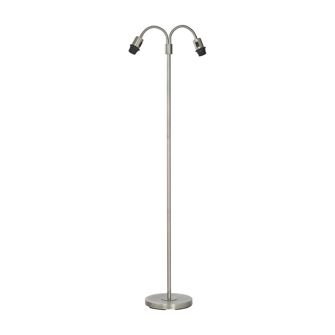 AMY golvlampa mattkrom dubbel