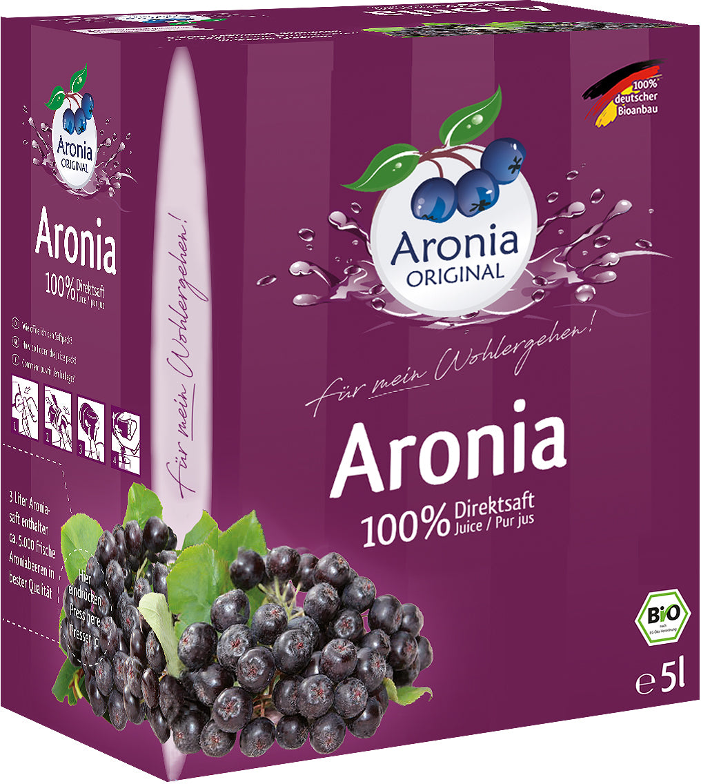 Aronia 100% Direktsaft bio (5000ml)