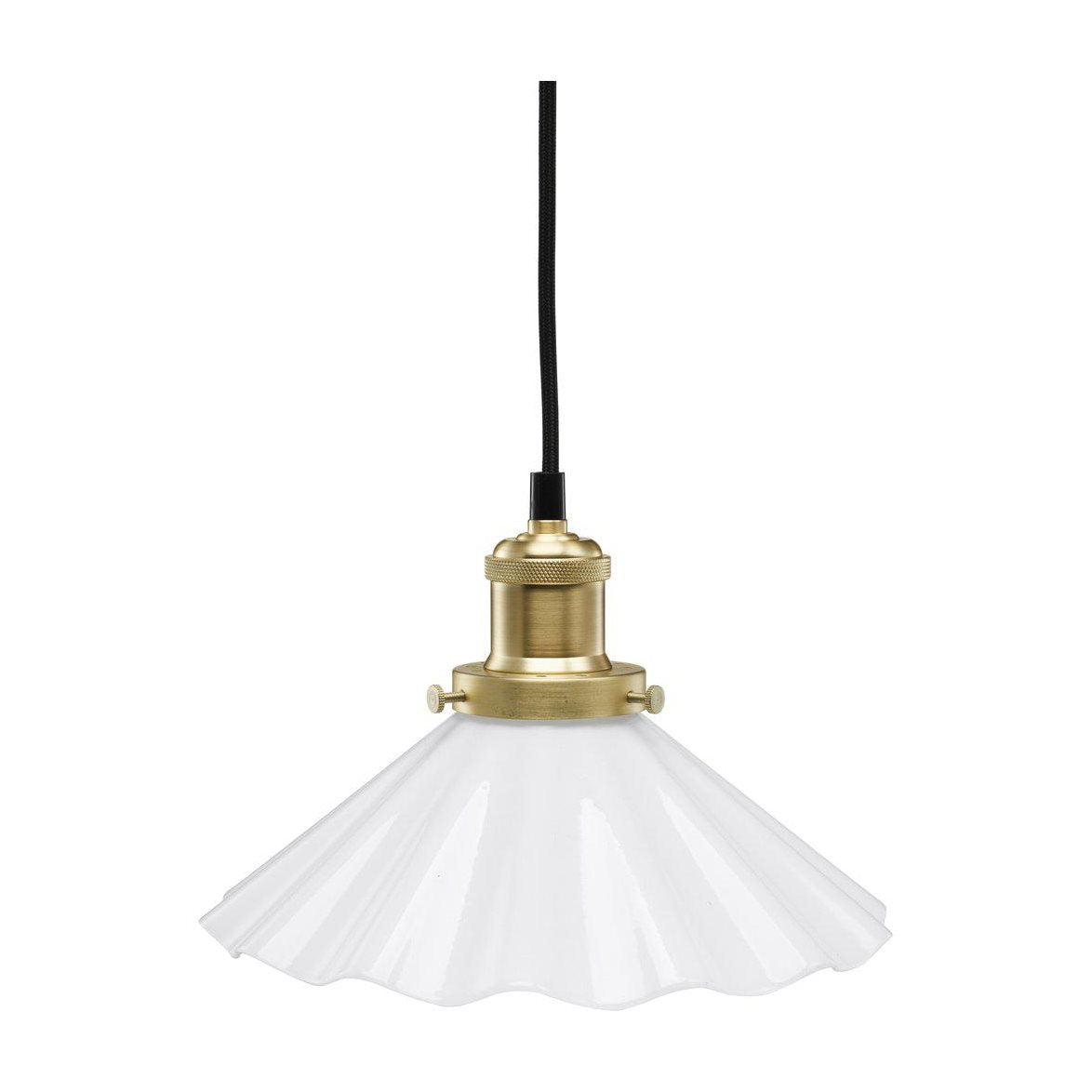 AUGUST fönsterlampa mässing/opal veckad 25cm