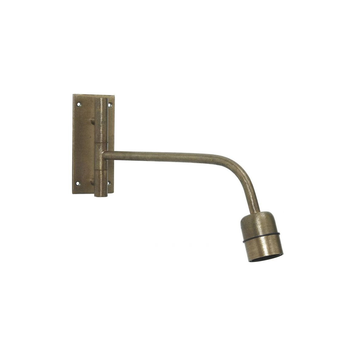 Base vägglampa råmässing