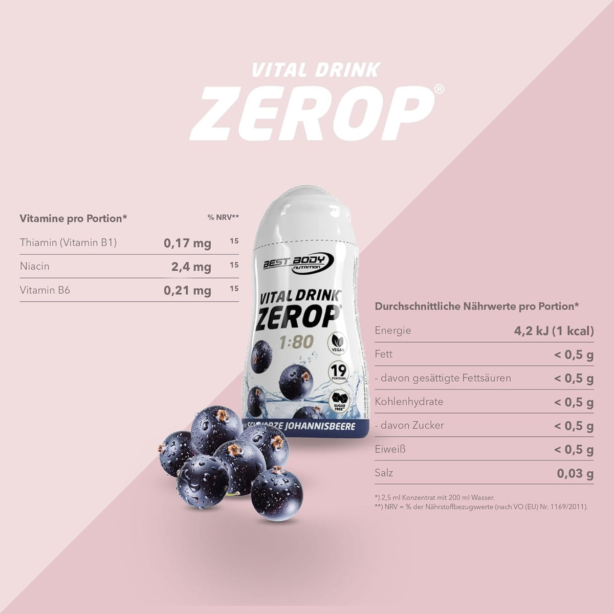 Vital Drink Zerop Mix Tray (6x48ml)