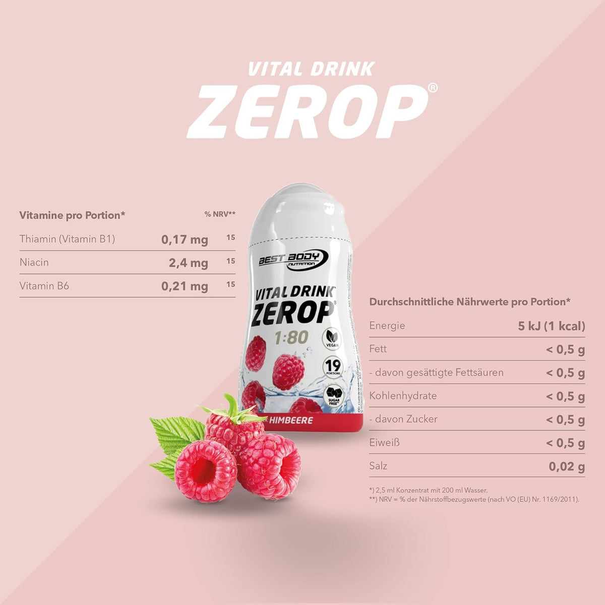Vital Drink Zerop Mix Tray (6x48ml)