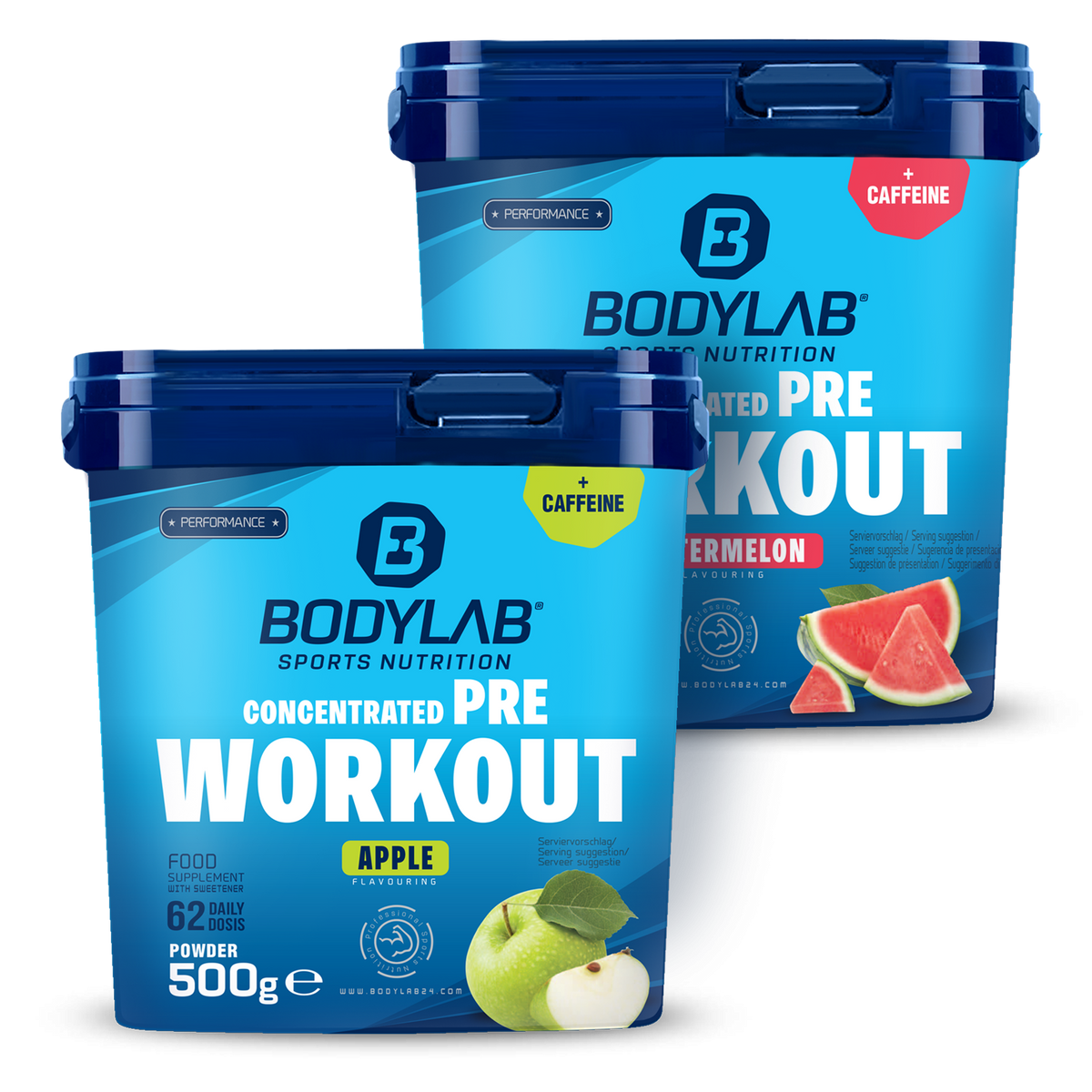 2 x Concentrated Pre Workout (500g)