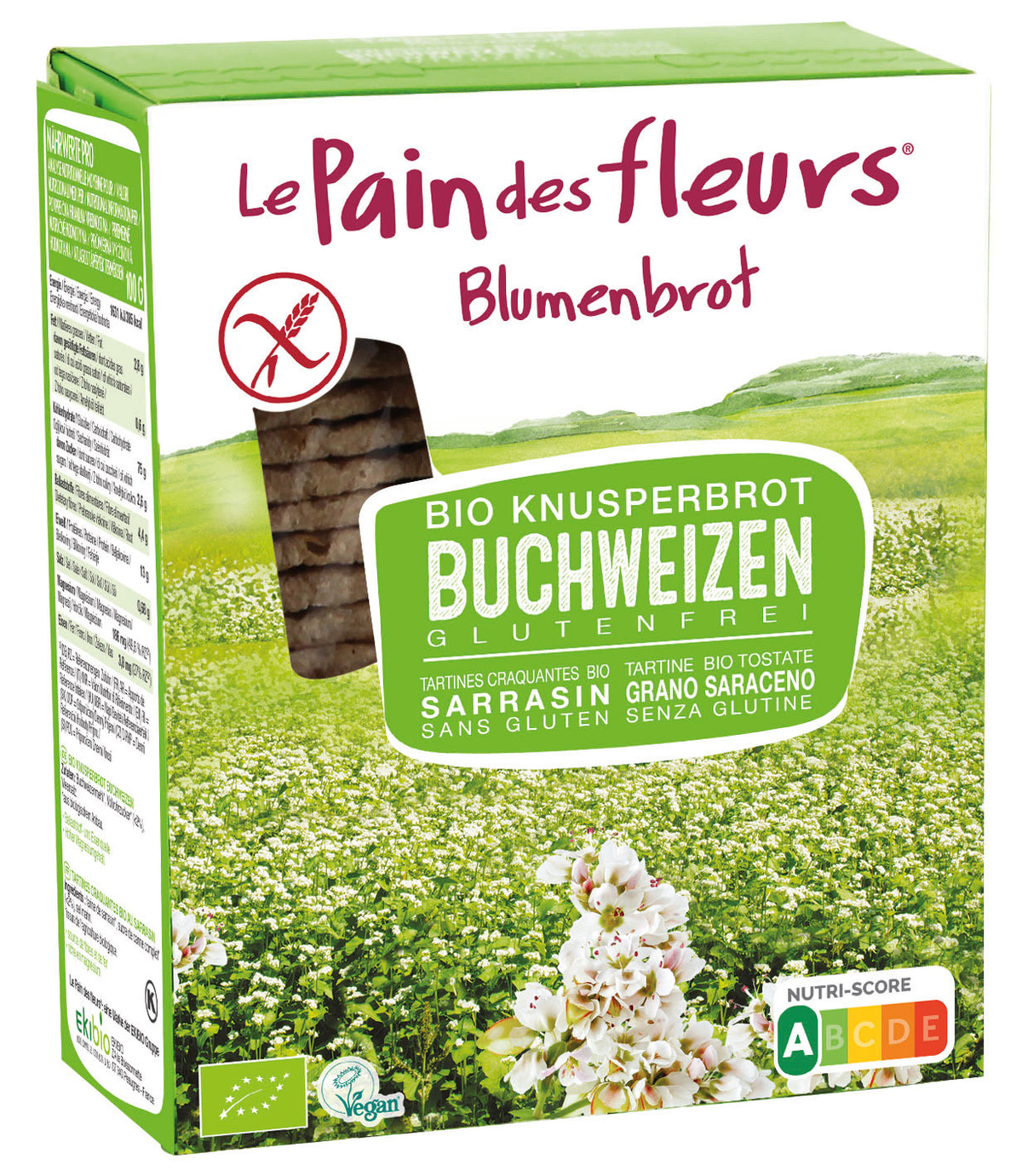 Blumenbrot Buchweizen bio (150g)