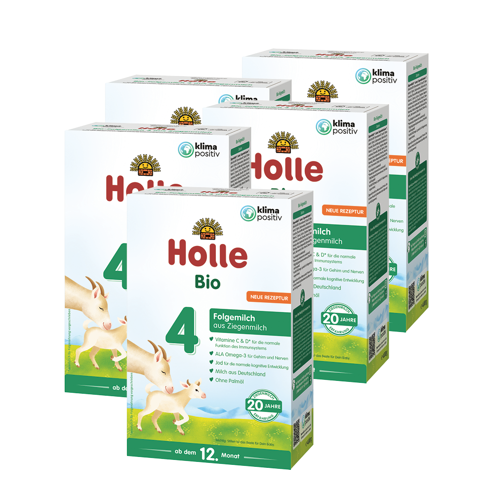 Bio-Folgemilch 4 auf Ziegenmilchbasis - 5x400g - ab dem 12. Monat
