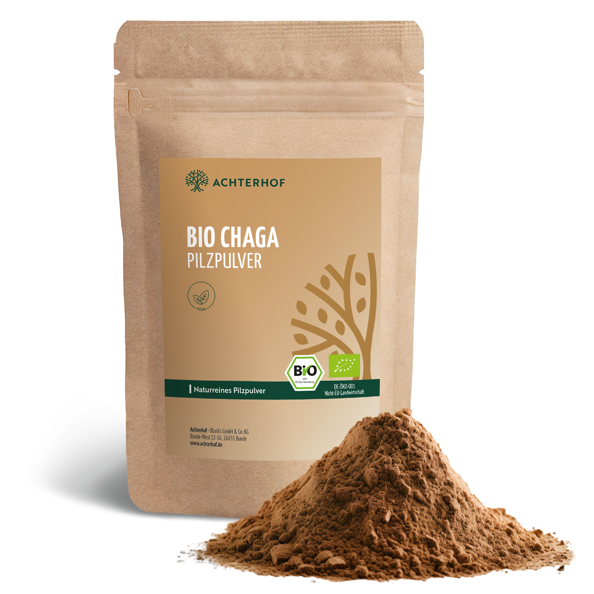 Bio Chaga Pilzpulver (250g)