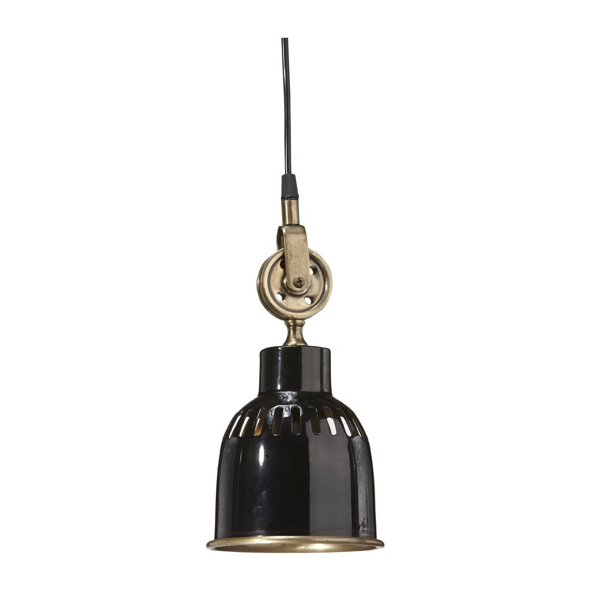 CLEVELAND taklampa svart/antik 14cm