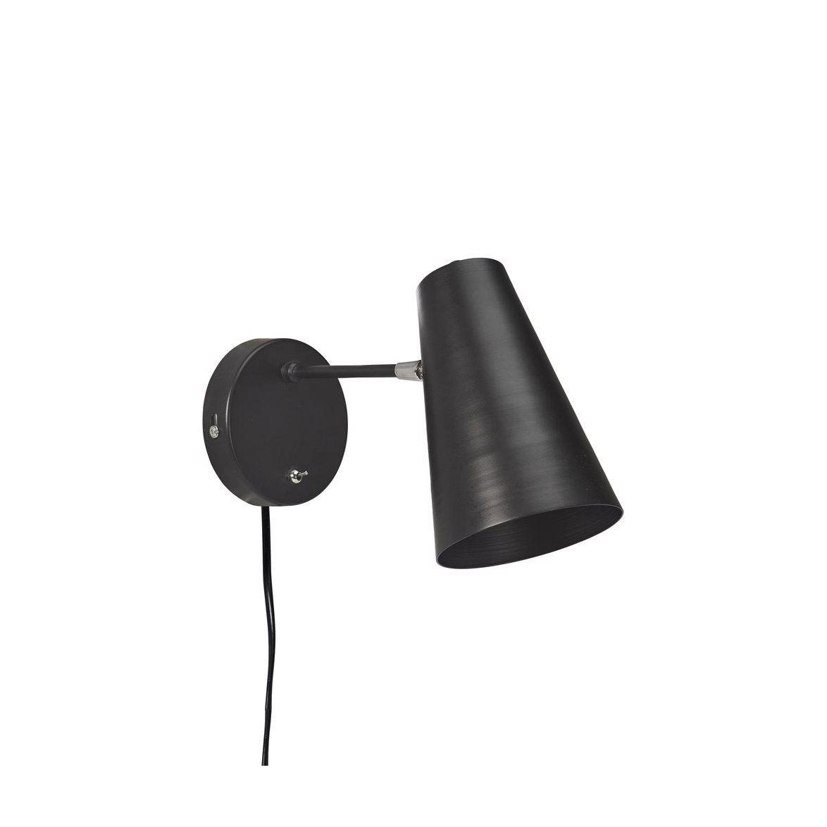 Cornet vägglampa svart