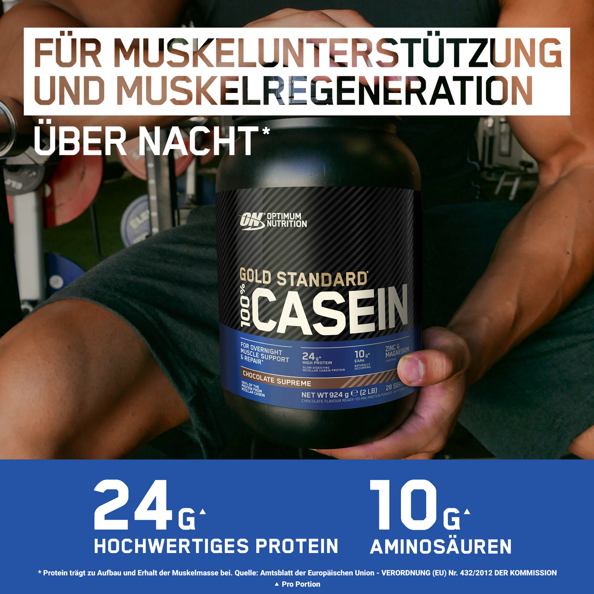 100% Casein Gold Standard (1820g) Creamy Vanilla