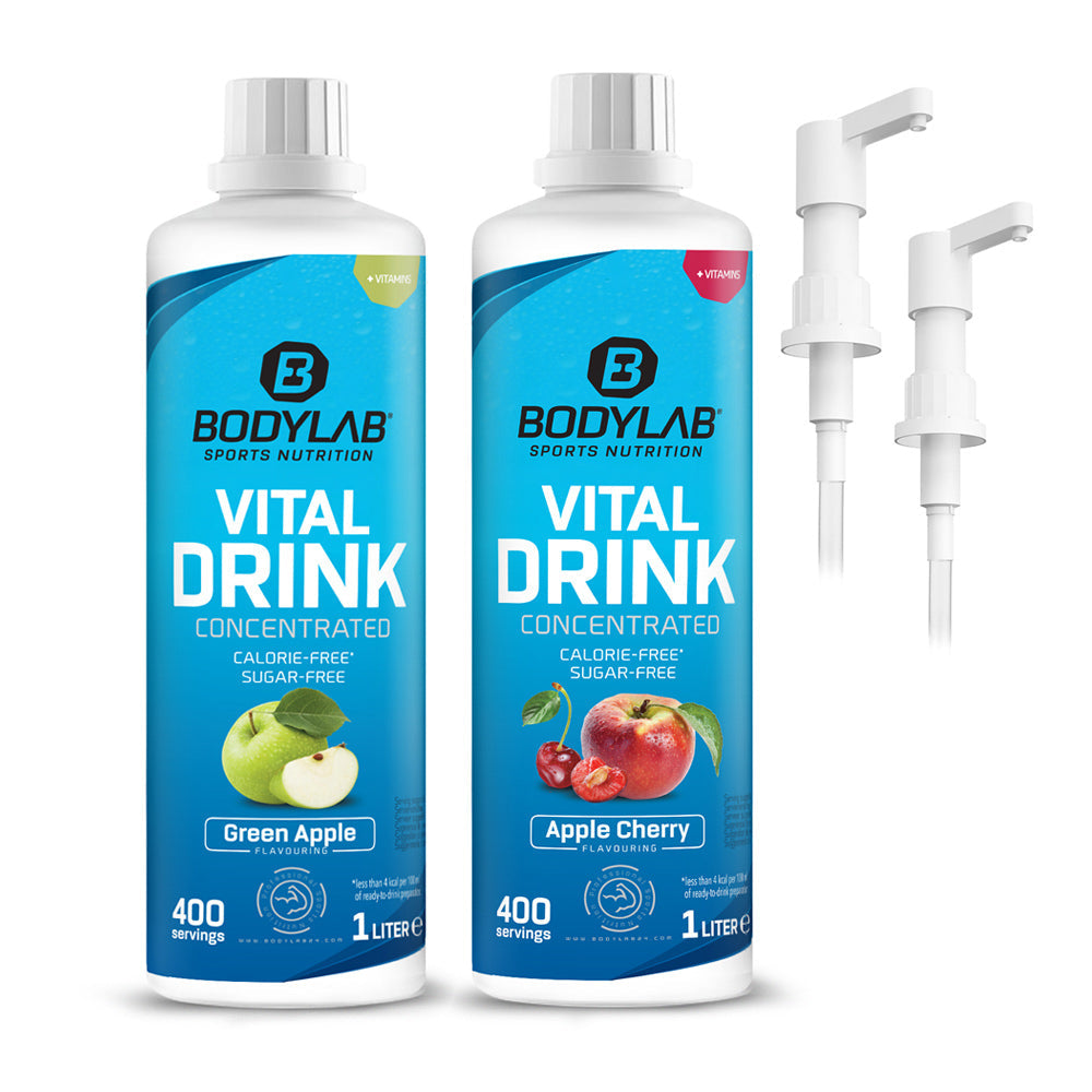 2 x Vital Zero Drink (je 1000ml) + 2 Dosierpumpen