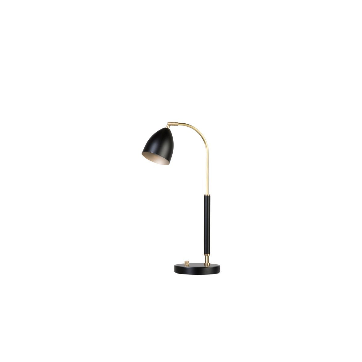 Deluxe bordslampa svart/mässing