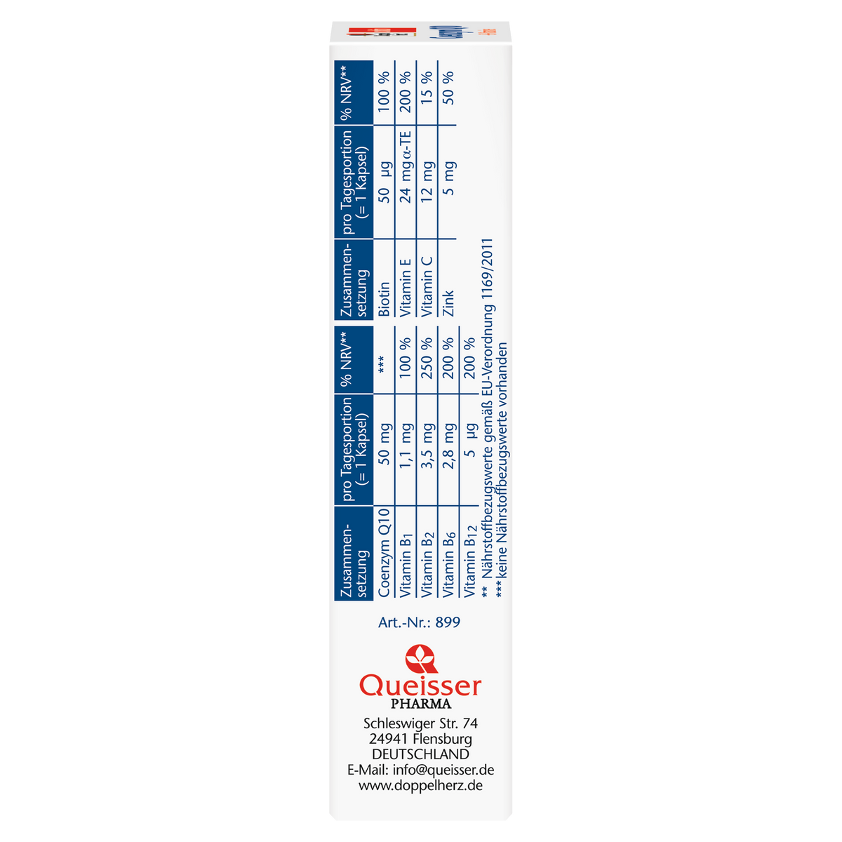 Coenzym Q10 + B-Vitamine (30 Kapseln)