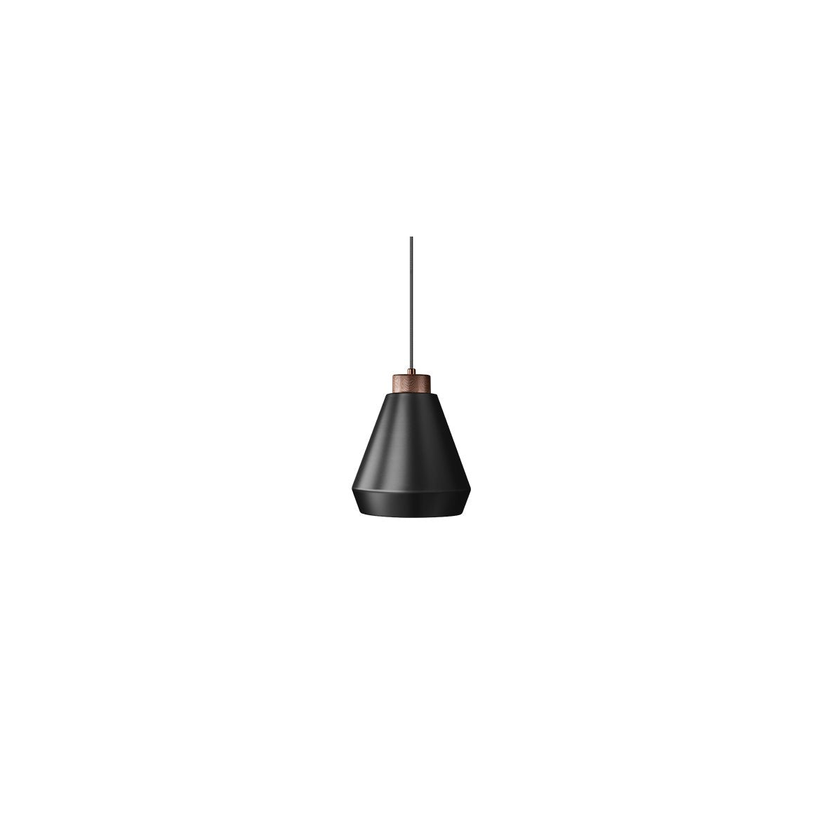 Edge M pendel mattsvart/brons