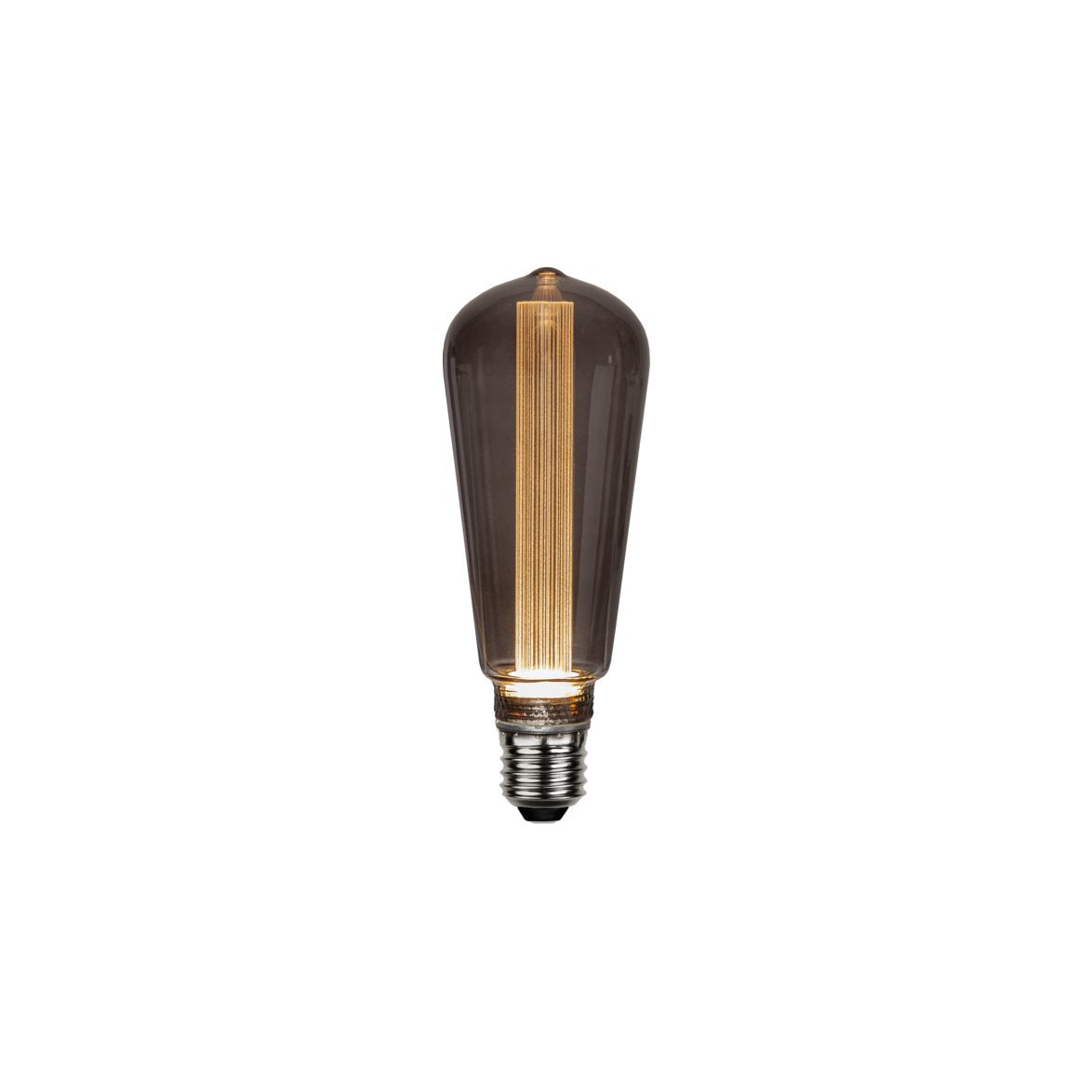 Edison LED E27 Decoled svart 45lm 2800K