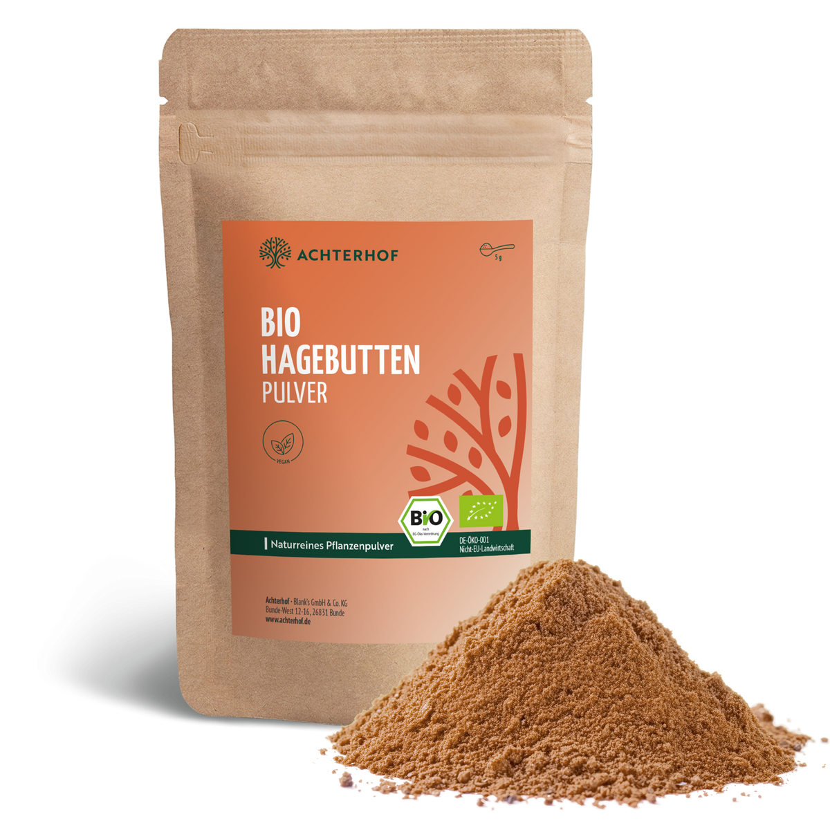 Hagebuttenpulver Bio (500g)