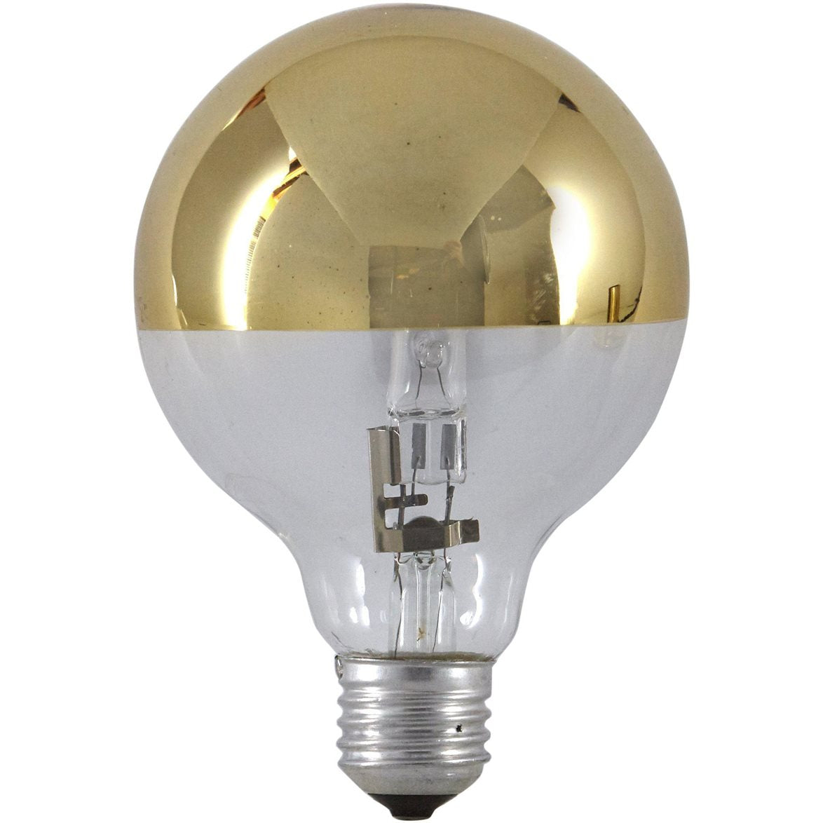 Halogen Mirror Globe Gold 95mm 18W(25W)