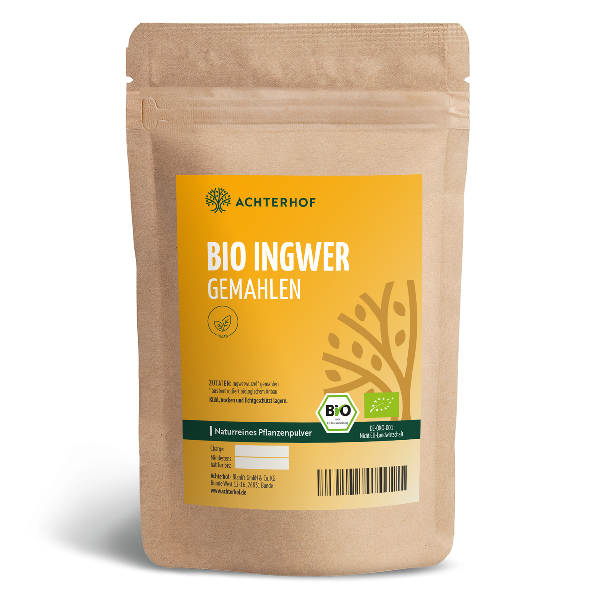 Bio Ingwer gemahlen (500g)