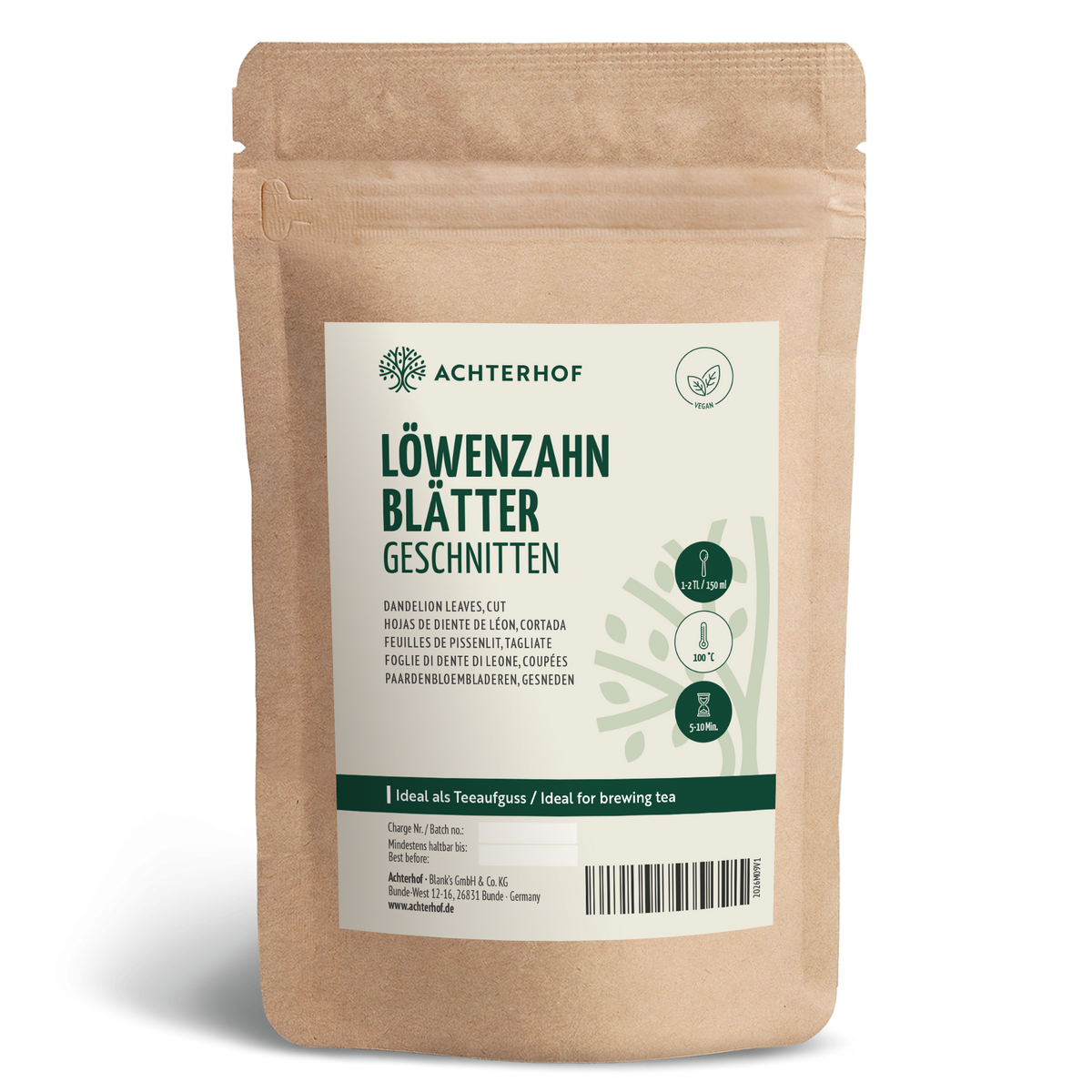Löwenzahnblätter geschnitten (500g)