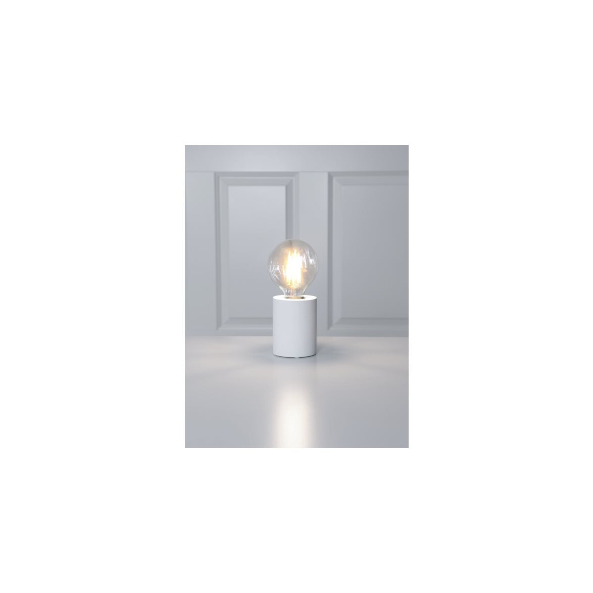 Lampfot E27 Tub Vit