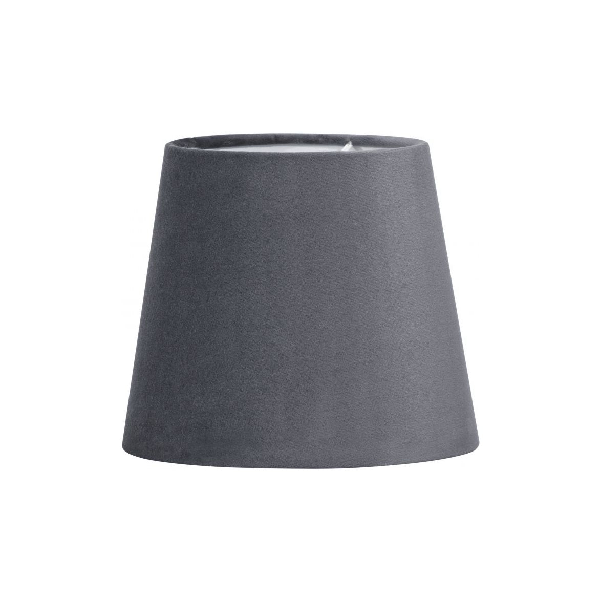 Mia Lampskärm sammet grå
