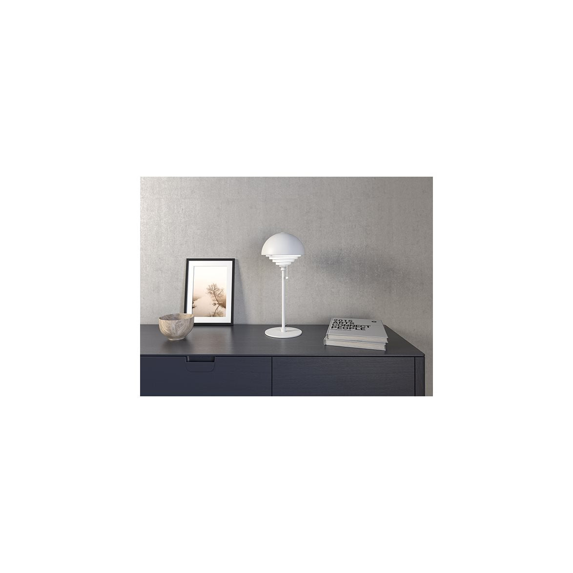 Motown bordslampa vit
