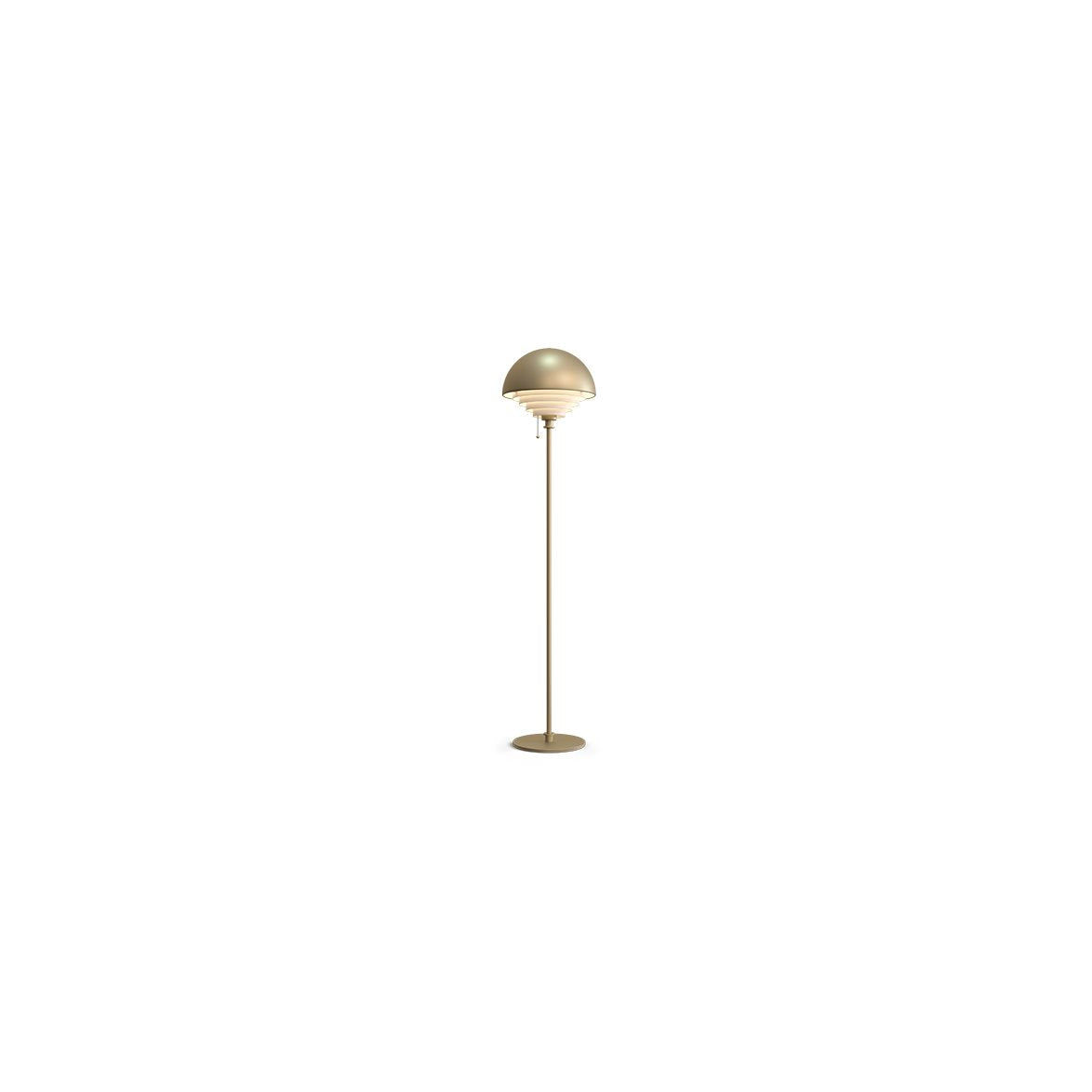 Motown golvlampa mässing