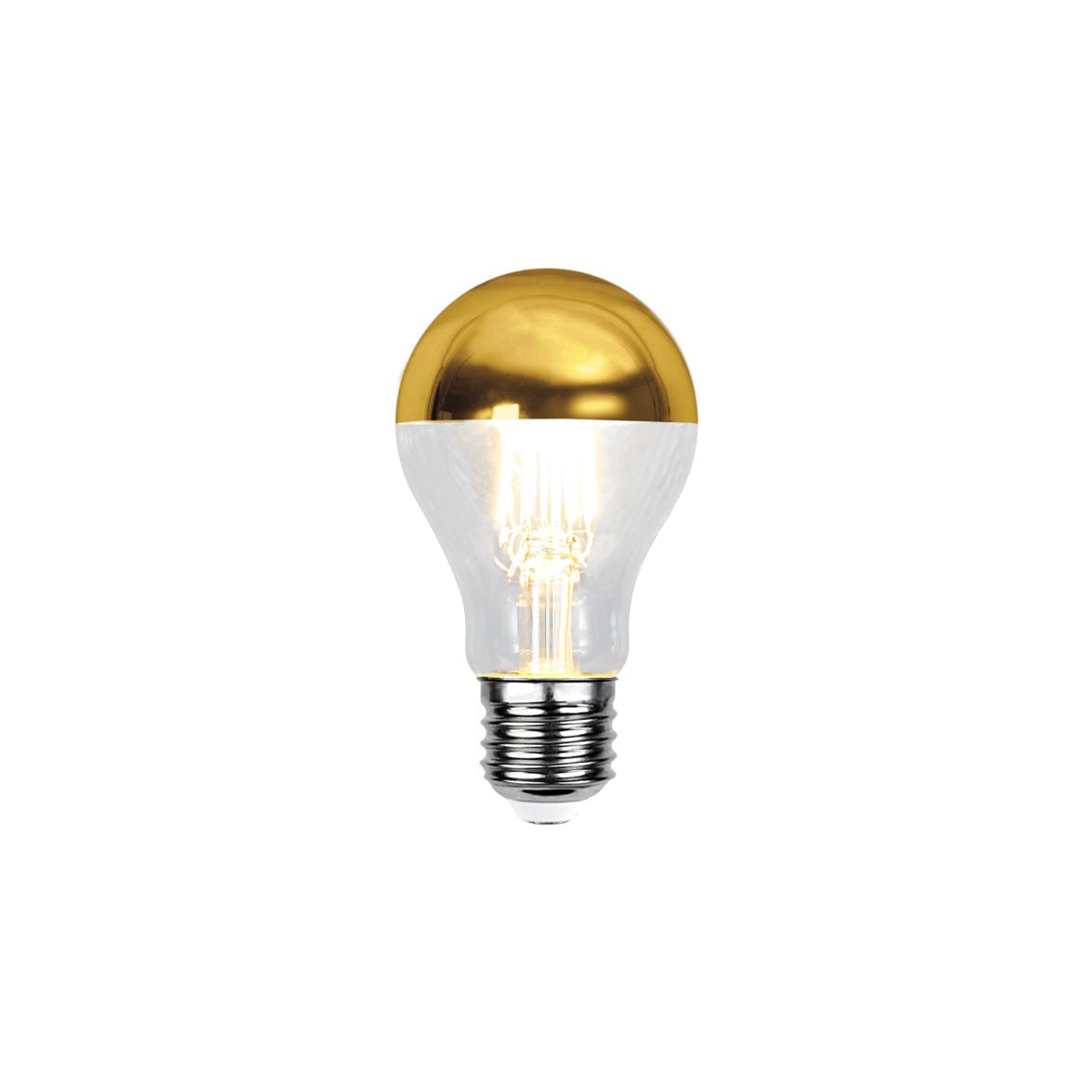 Normallampa LED toppförsp guld 350lm 2700K dimbar