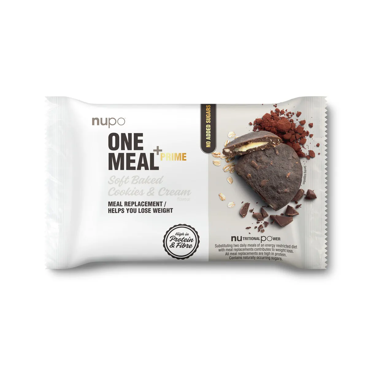 One Meal +Prime Soft Baked (12x70g) Cookies n'Cream