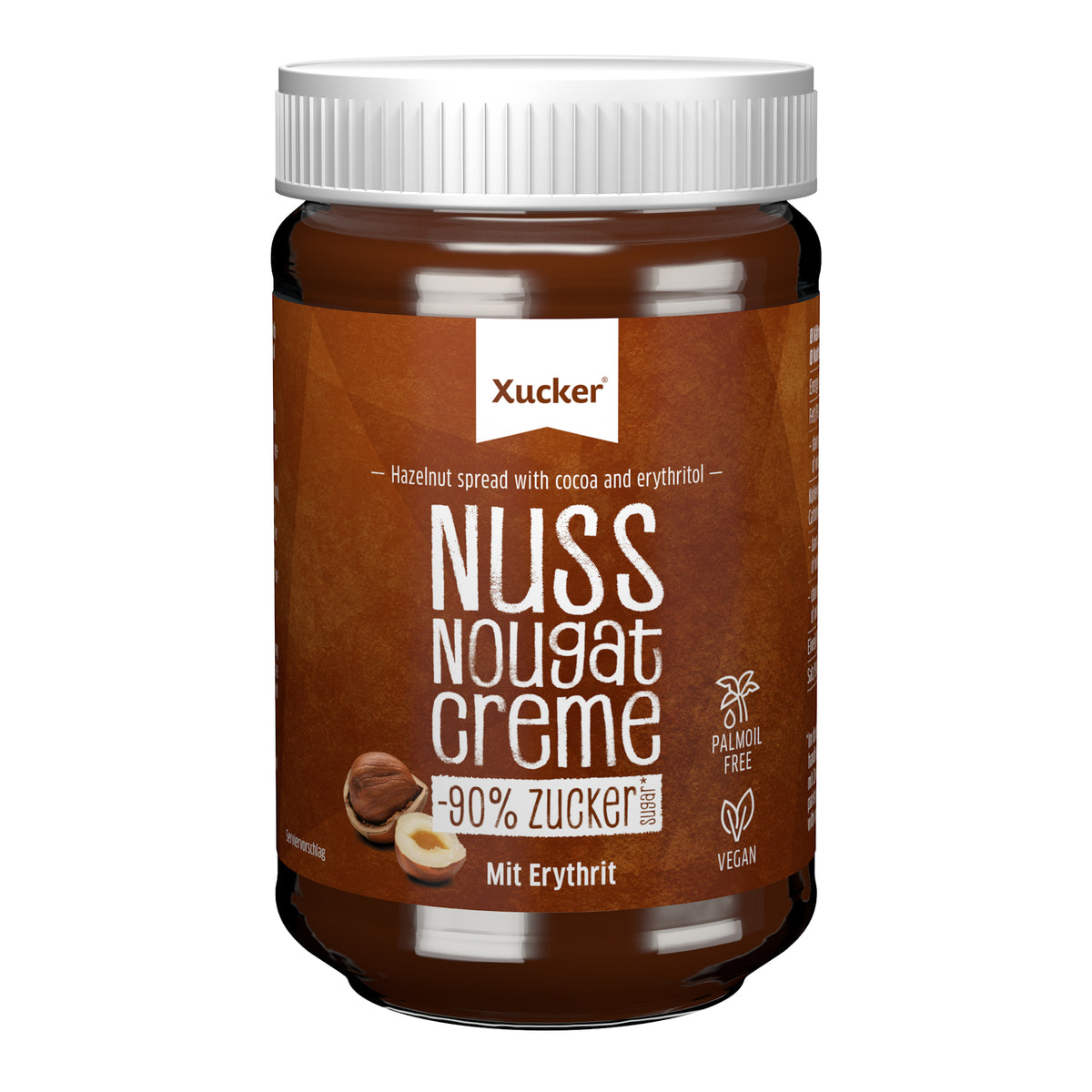 Nuss-Nougat Creme mit Erythrit (300g)