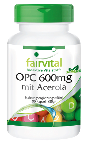 OPC 600mg mit Acerola (90 Kapseln)