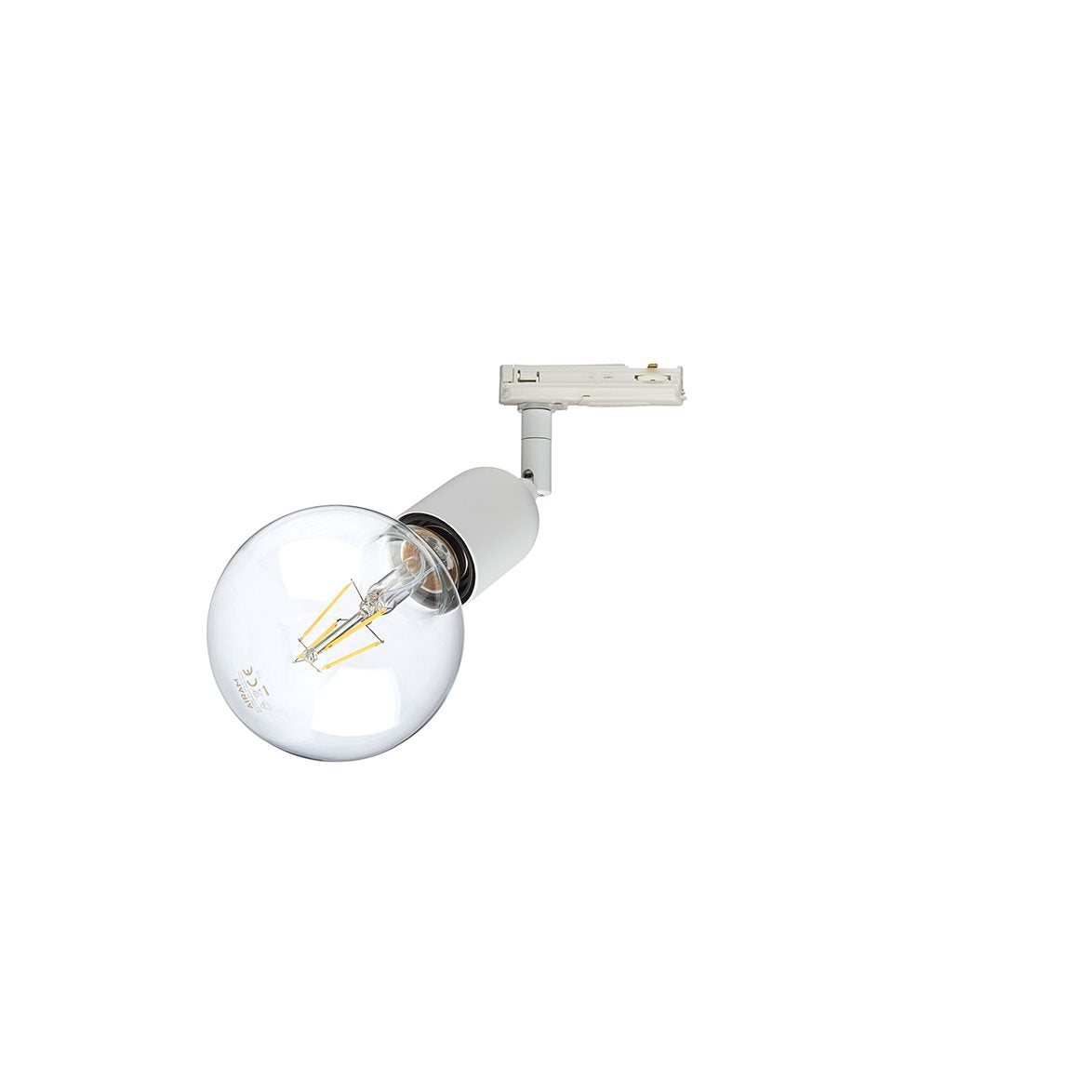 Regal 1-fas skenlampa vit