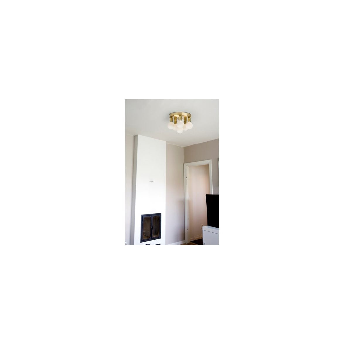 Regal plafond D320 alu 6:a exkl ljuskälla