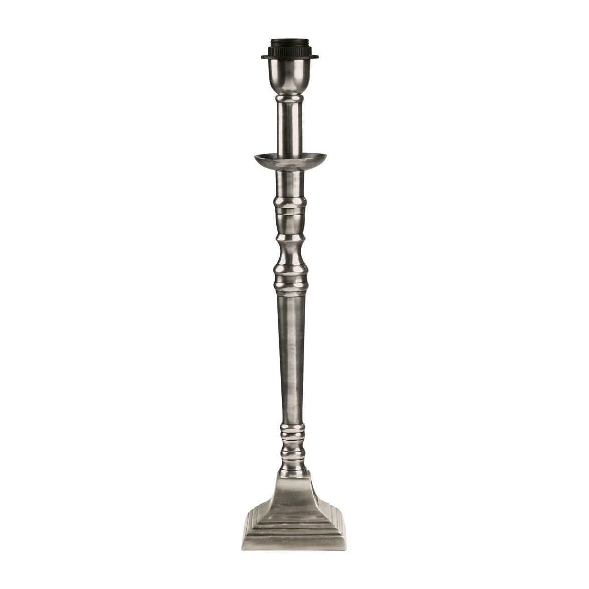 Salong Lampfot Antiksilver 53cm