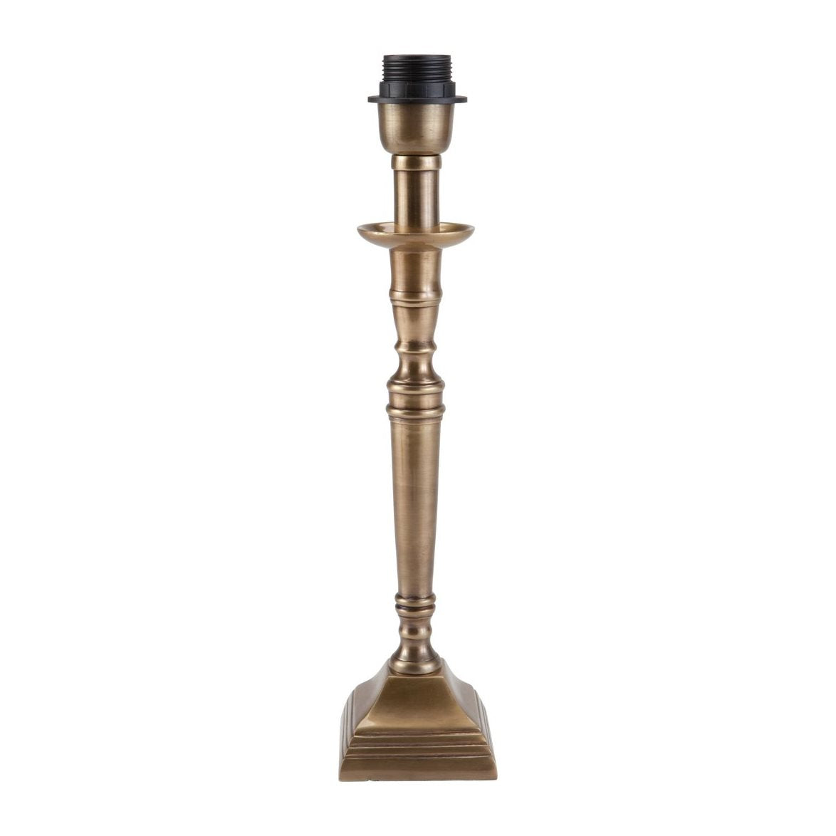 SALONG lampfot antikmässing 42cm