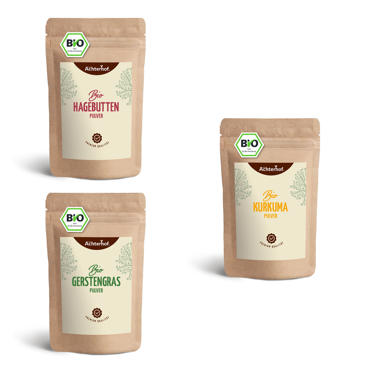 Goldene Milch Mischung 3er Bio Set – Maxi