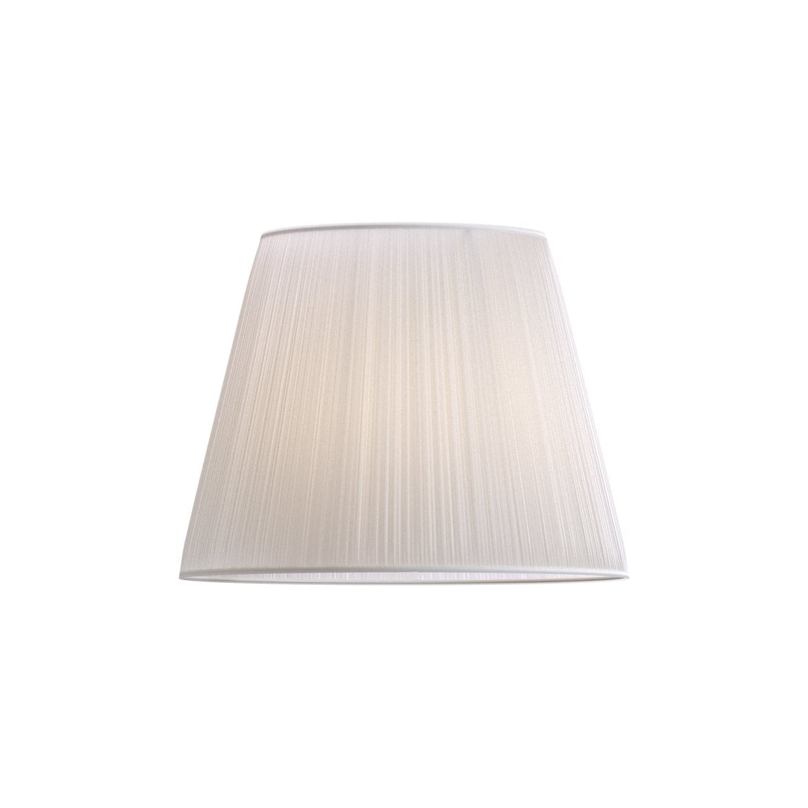 Skärm Slender golv Ø34/21,5 höjd 26cm off white pleated E27